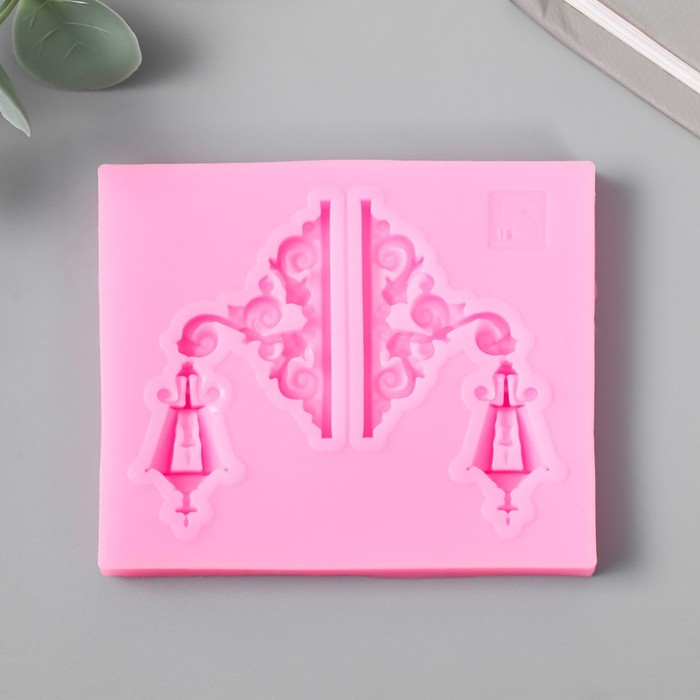 Молд силиконовый «Уличные фонари» 0.8×7.2×6 см